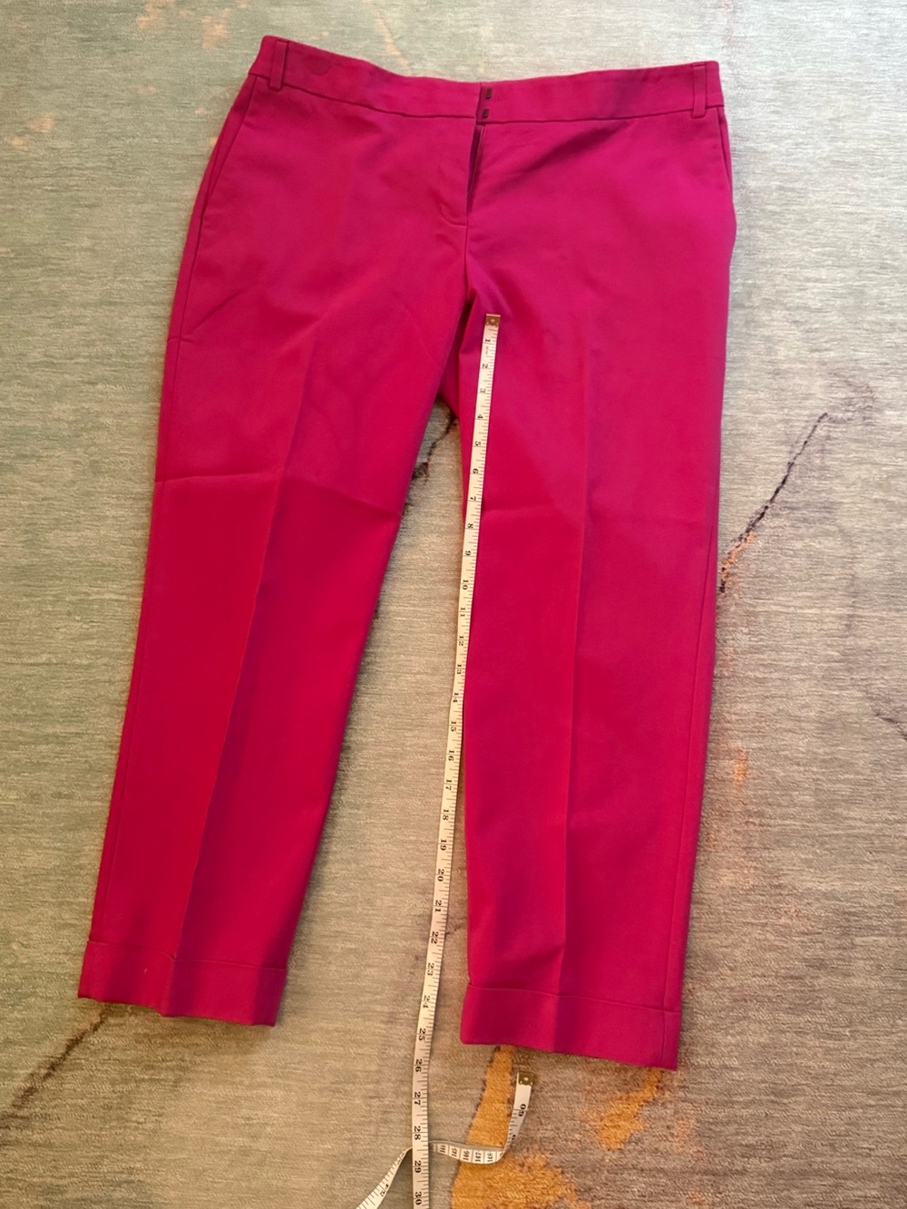 Express editor Fuchsia - Tailored crop pants
